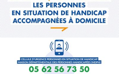 Cellule d’urgence – Personnes en situation de handicap