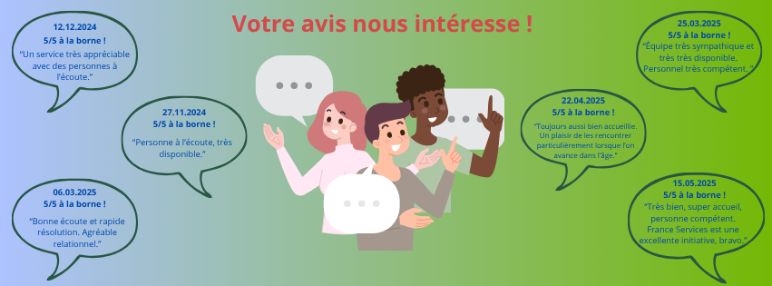 Votre avis nous intéresse !