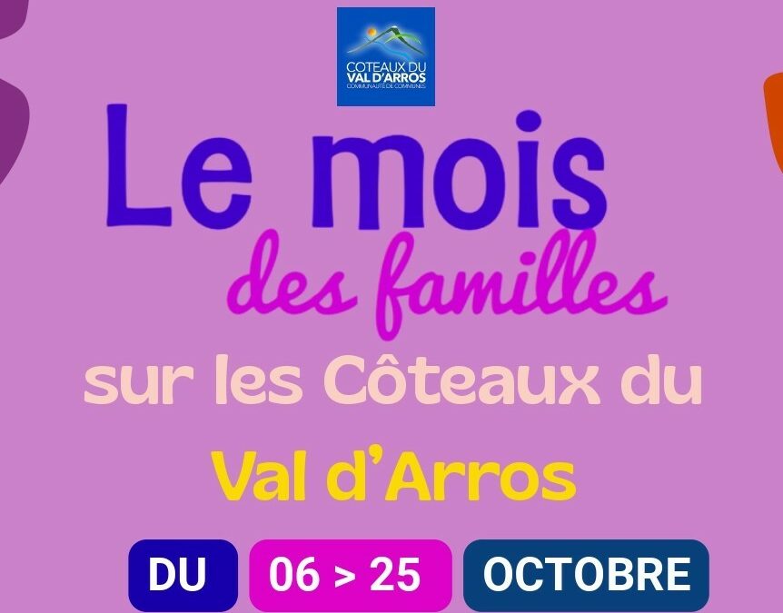 Mois des familles 2025 en octobre !